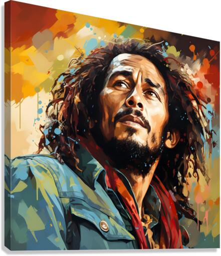 絵画 BOB MARLEY  97x130cm Brickcraft x Marley - Bob Marley Official Store