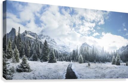 Mountain World Canvas Print