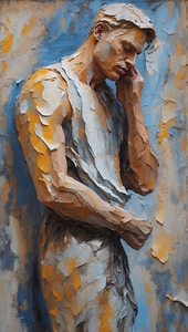 Silent Lament in Impasto   17