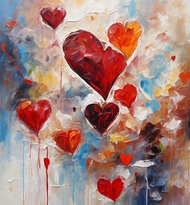 Hearts Entwined in Oil and Flame  14