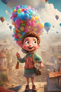Lifted by Balloons  27