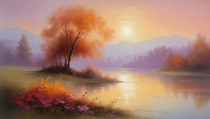 Peach Sunset