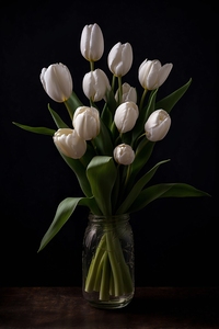 White Tulips  8