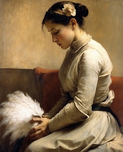 Tired Maid Resting