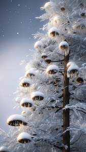 Through snow clad streets let joy resound 2