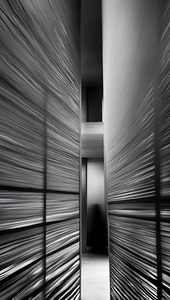 A Series of Black and White Prints Exploring the Depth of Human Existence 7