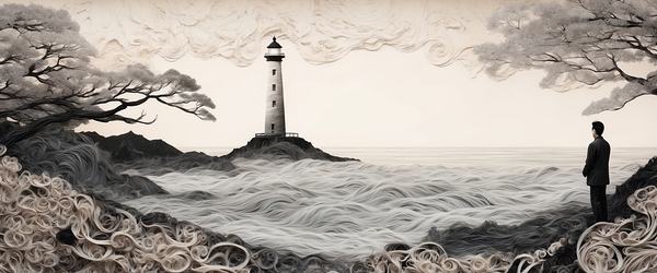 Quilled Horizons  27 Print