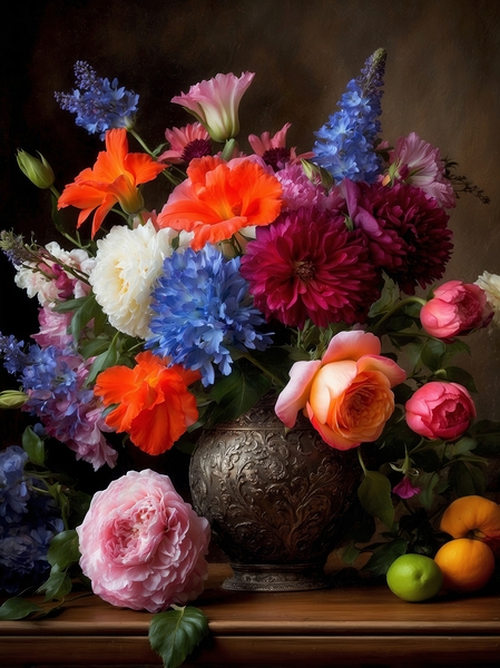 Still Life Florals 6 of 6   Print