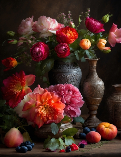 Still Life Florals 1 of 6   Print