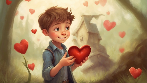 Little Hearts and Hands 1 Print