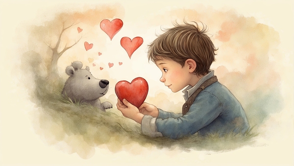 Little Hearts and Hands 15 Print