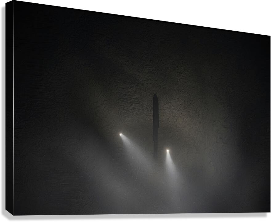 Two lights Two Choices  1 Canvas Print