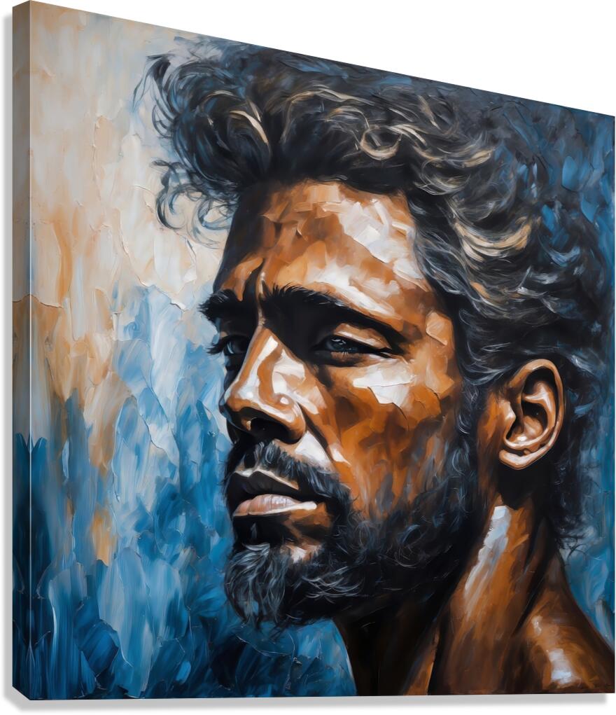 The Blue of Despair  8 Canvas Print