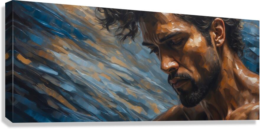 The Blue of Despair  11 Canvas Print