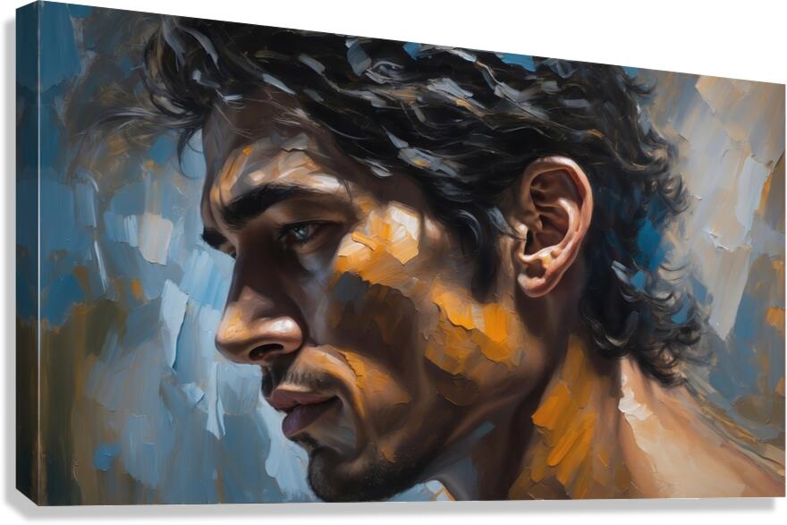 The Blue of Despair  13 Canvas Print