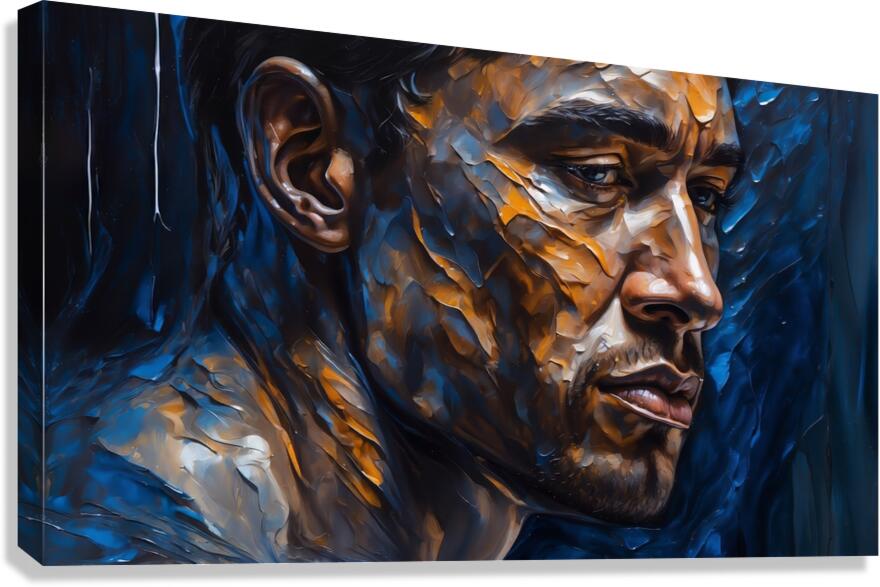 The Blue of Despair  15 Canvas Print