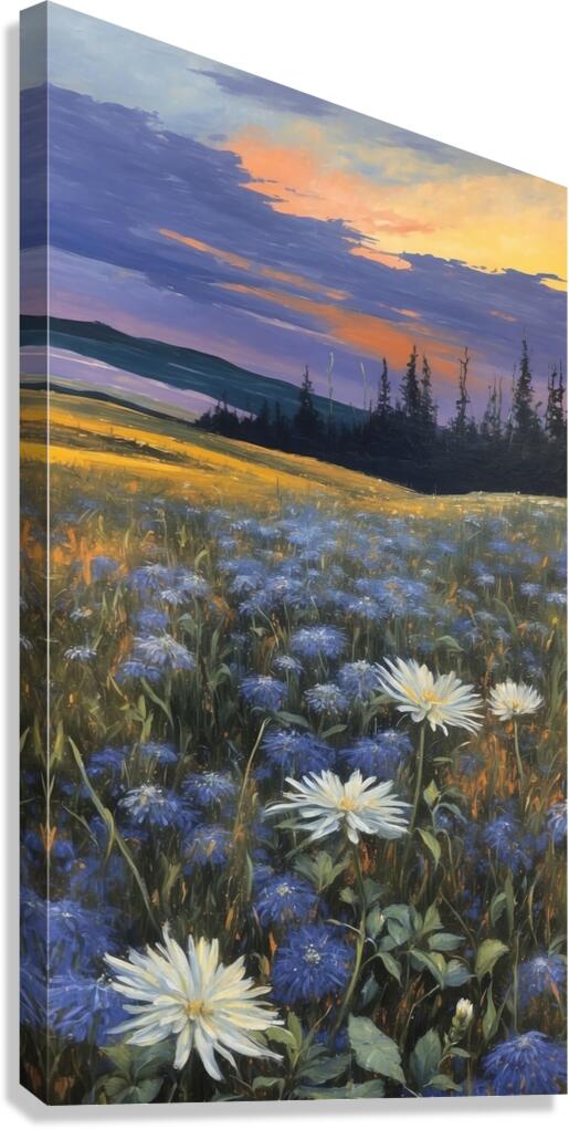 Shades of twilight soft and pale 14 Canvas Print