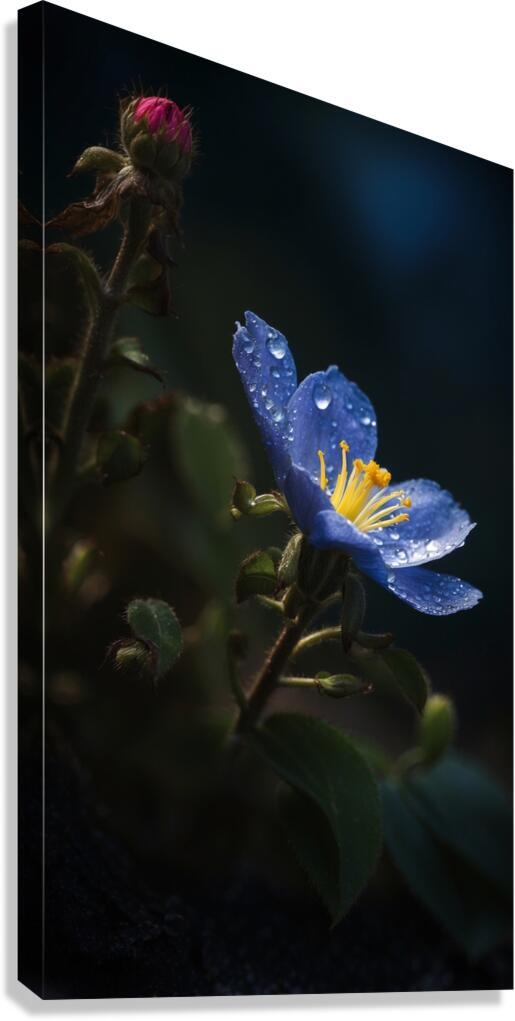 Blue Flower Canvas Print
