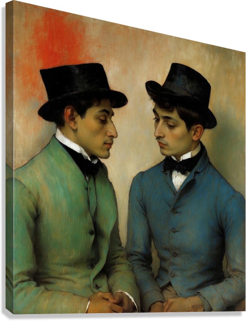 The Gentlemen Canvas Print