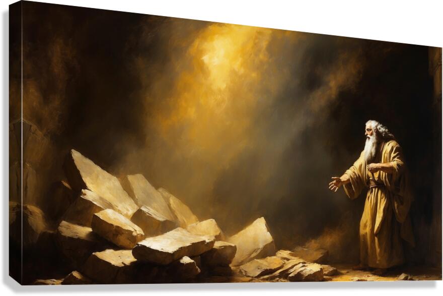 The Twelve Commandments Canvas Print