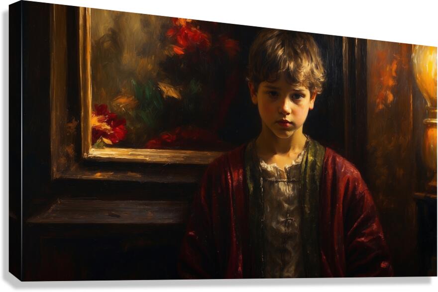 The Youthful Painter Canvas Print