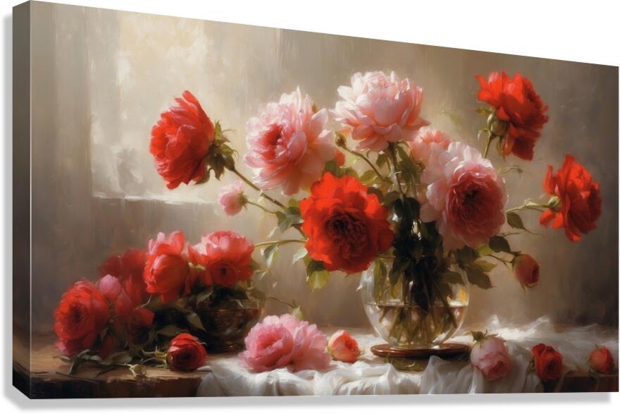 Garden Roses Canvas Print