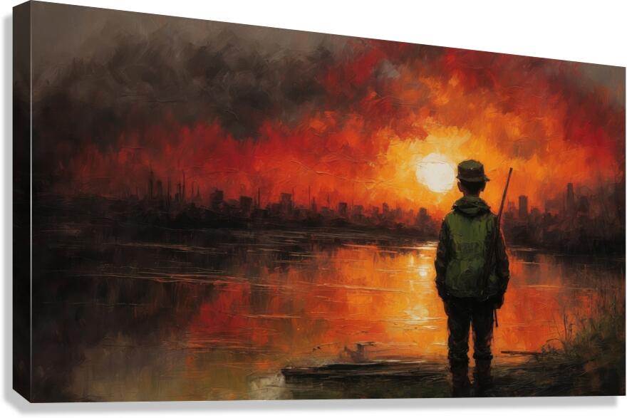 Between Two Worlds   Canvas Print
