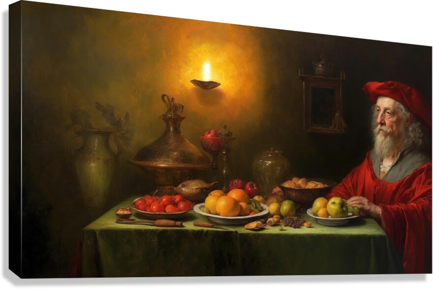 Allegory of Gluttony   Canvas Print
