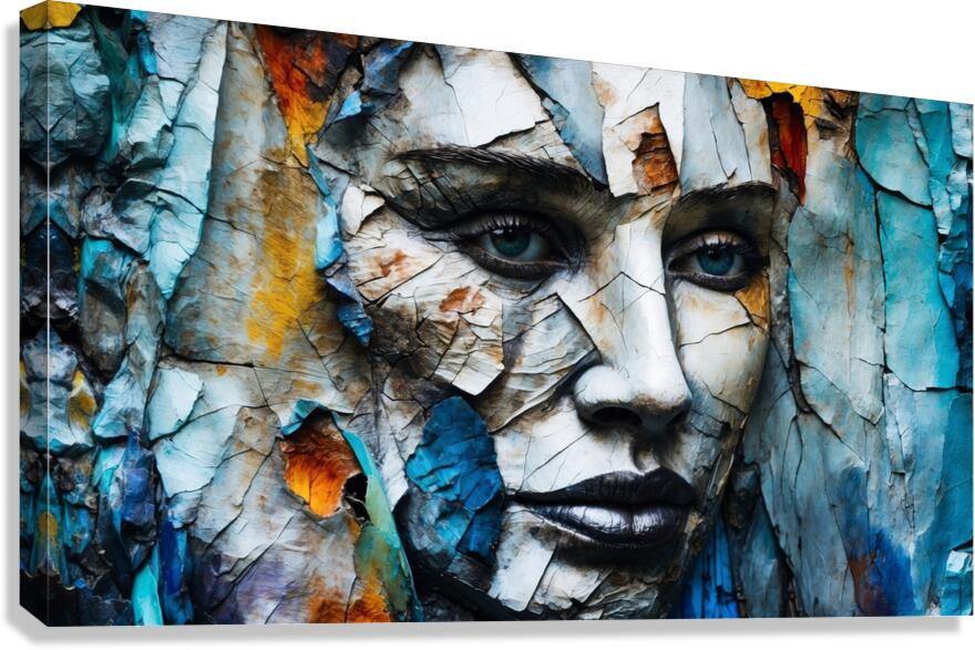 Fractured Silence 4 of 4  Canvas Print