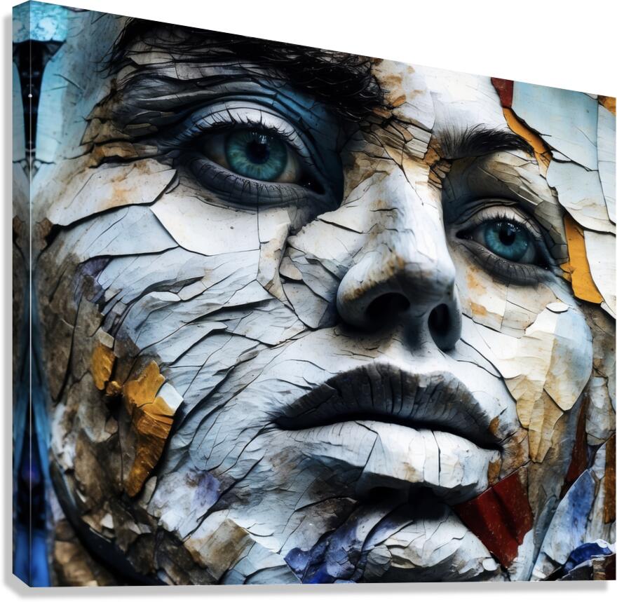 Fractured Silence 3 of 4  Canvas Print