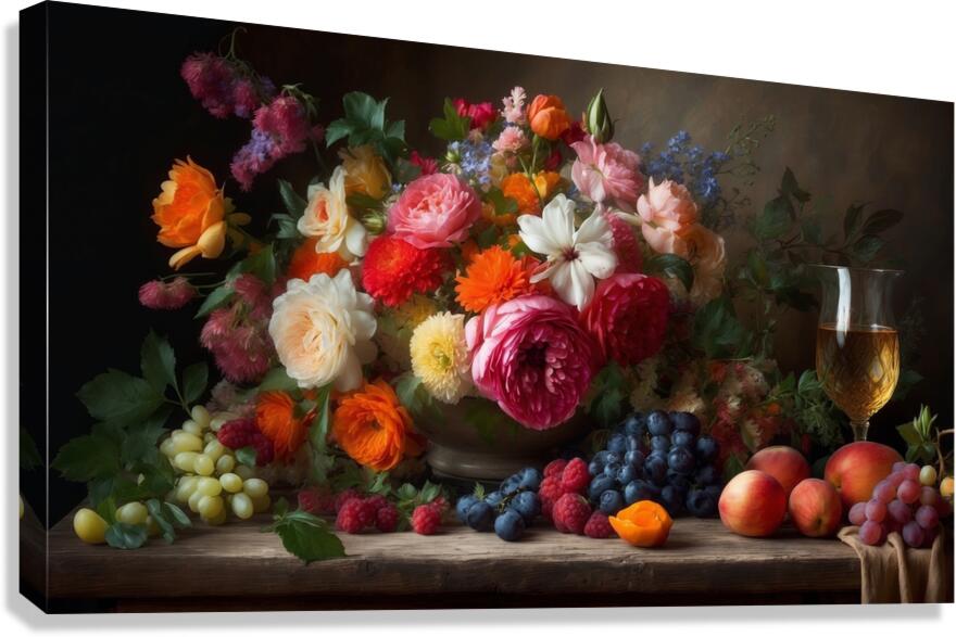 Still Life Florals 4 of 6  Canvas Print