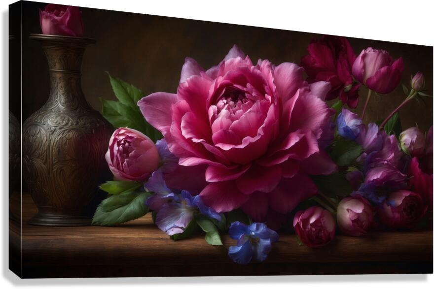 Still Life Florals 5 go 6  Canvas Print