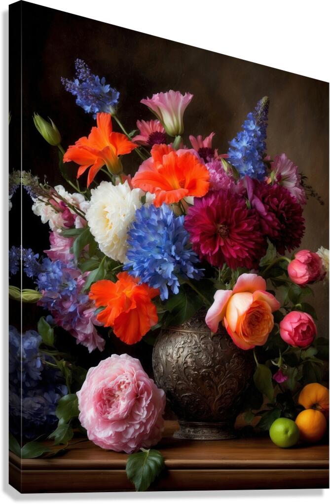 Still Life Florals 6 of 6   Canvas Print