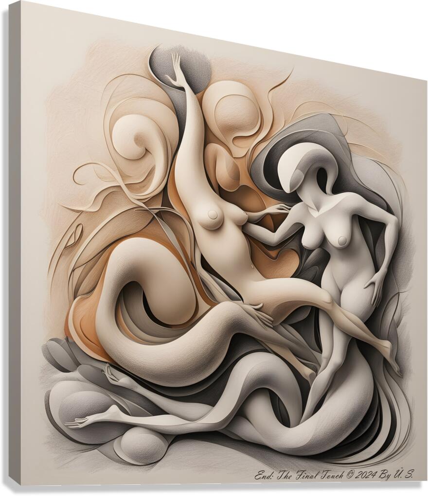 End: The Final Touch Canvas Print