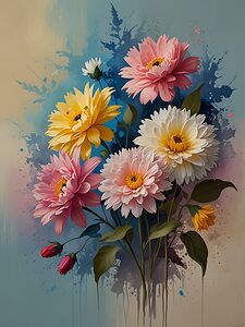 Colorful Floral Wall Art
