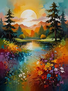 Vibrant Autumn Landscape