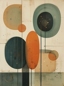 Geometric Abstract Print 