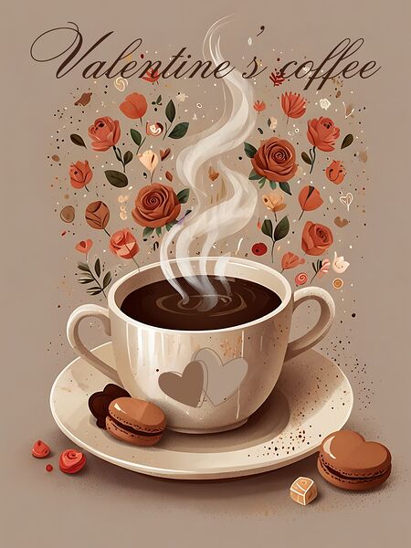 Valentine’s Coffee  Print
