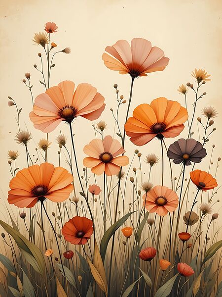 Vintage Aesthetic Artwork by Chic Art