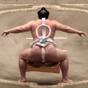 Sumo wrestler in Tokyo Japan