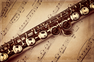 Flute vintage style