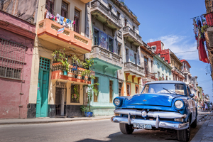 Classic car in Havana Cuba