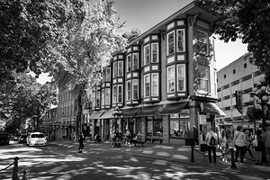 Water street in Gastown Vancouver
