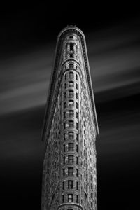 Flatiron building black and white