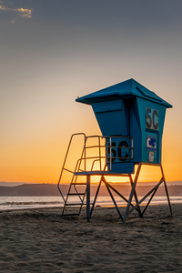 Coronado beach lifeguard tower San Diego