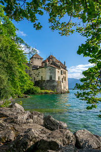 Chillon castle Canton of Vaud Switzerland