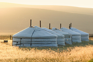Traditional ger camp Mongolia