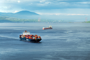 Saint Laurent river in Quebec Canada