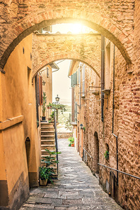 Village of Montepulciano Tuscany Italy
