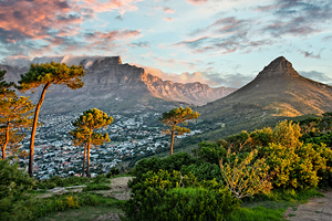 Signal Hill in Cape Town South Africa